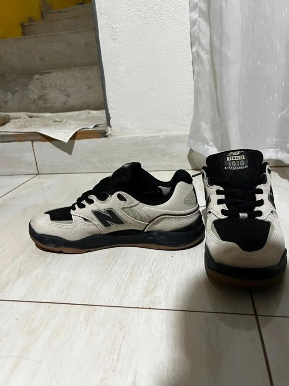Tênis New Balance Nb Tiago Lemos 1010 Bege - Foto 3