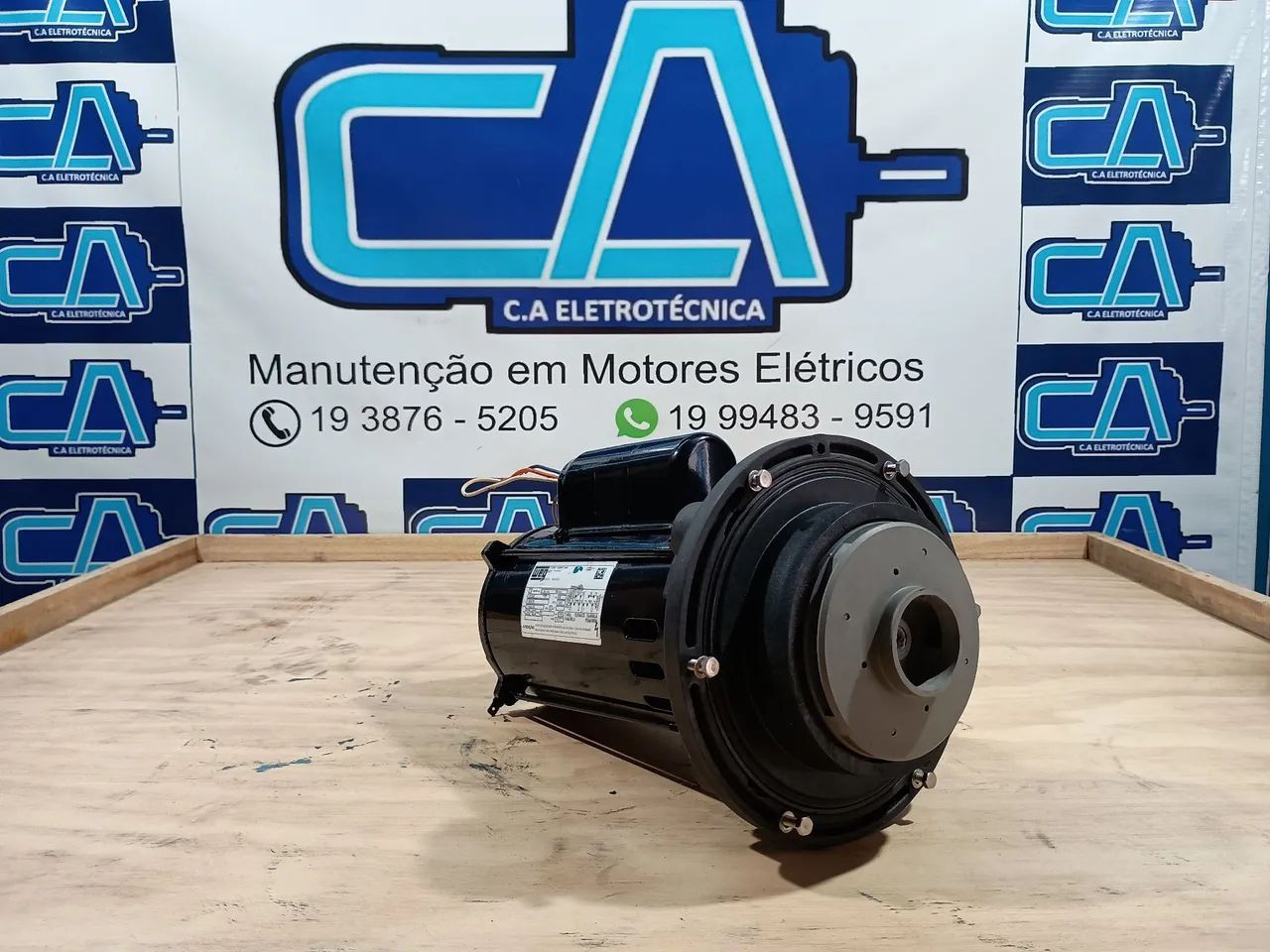 Motor Elétrico 1cv WEG para Bomba de piscina Jacuzzi - Foto 3