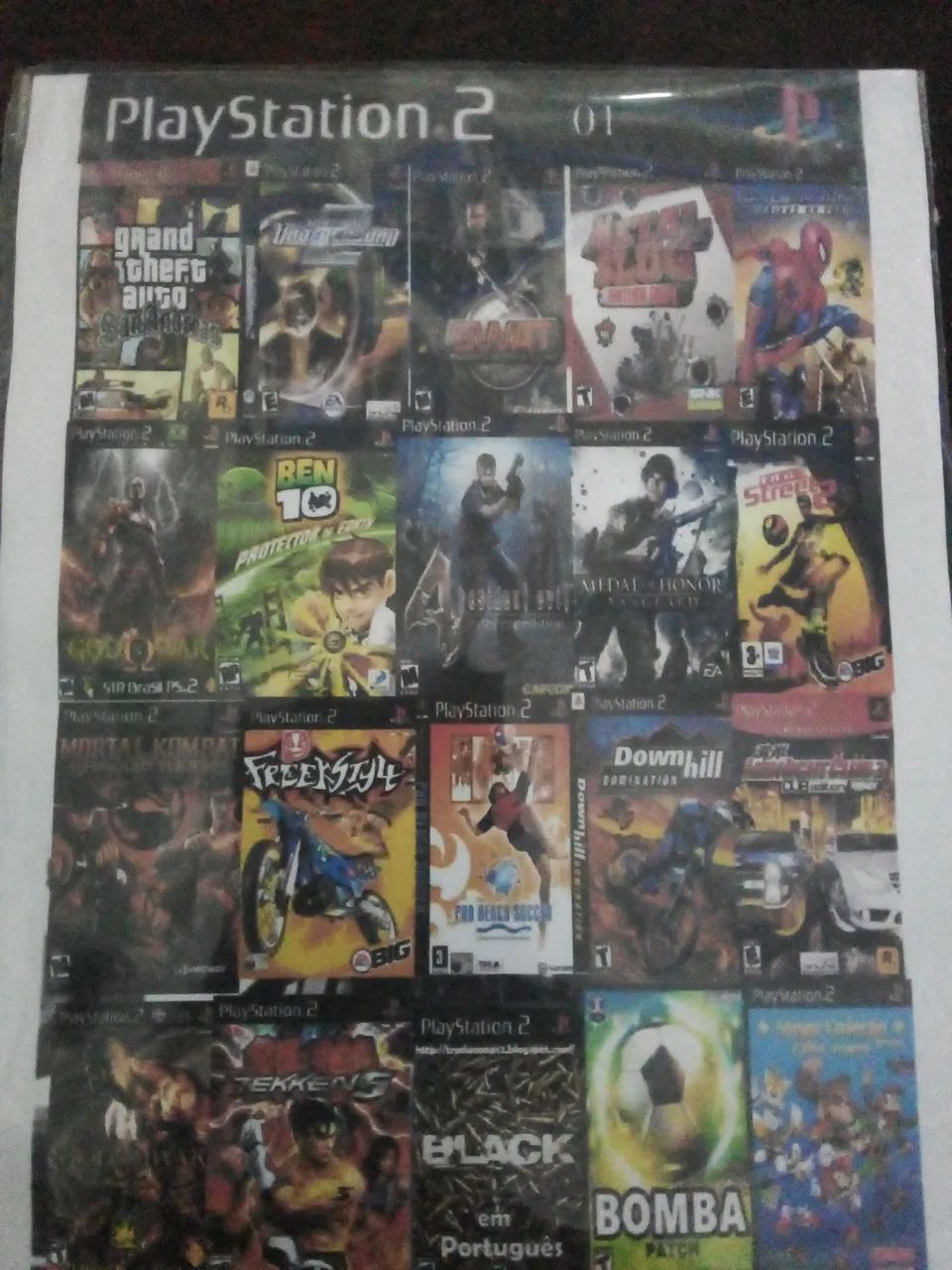 Kit para ps2 - Jogos, Memory Card e Pendrive - Foto 2