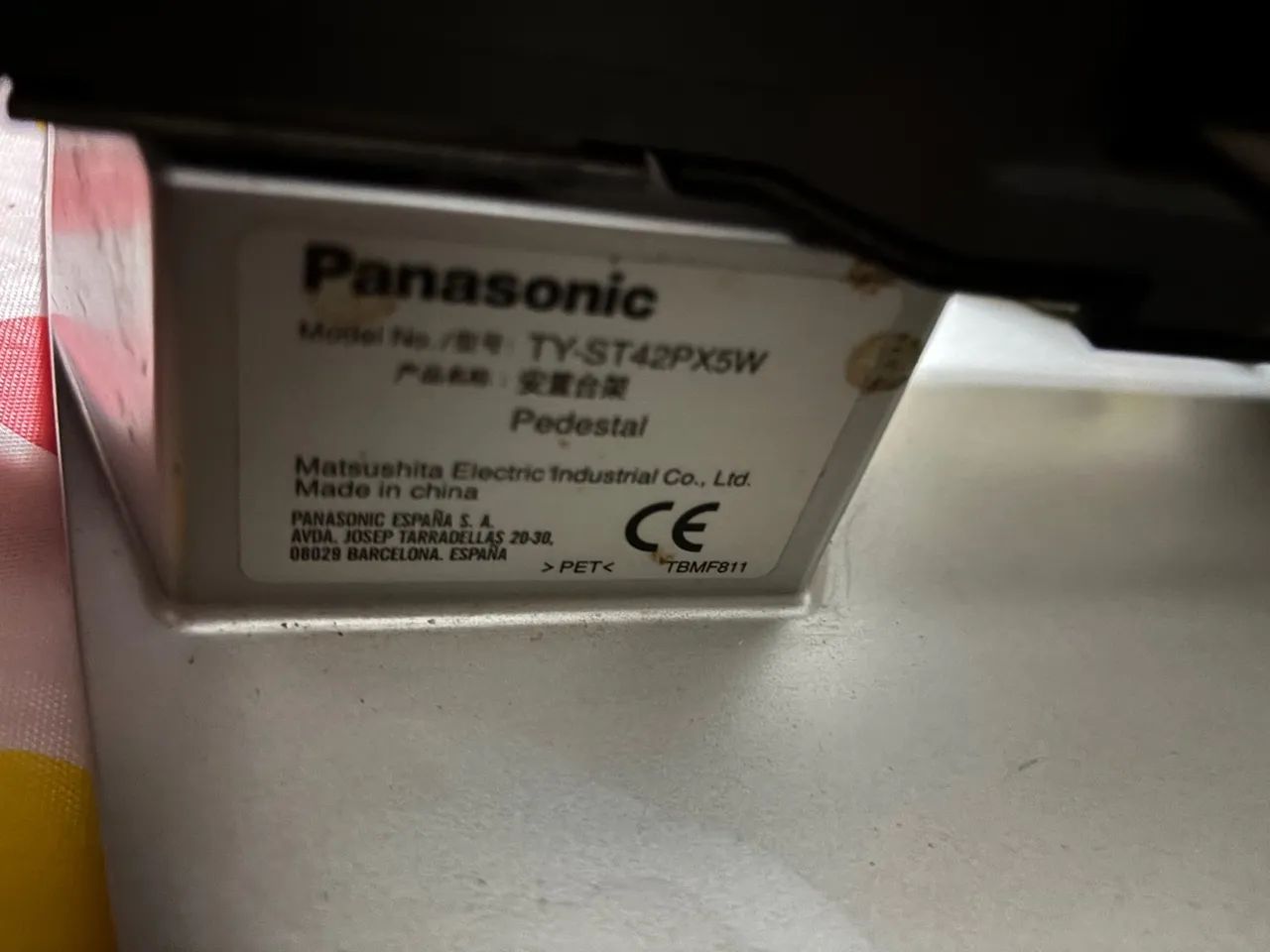 TV Panasonic antiga modelo TY-ST42PX5W - Foto 5