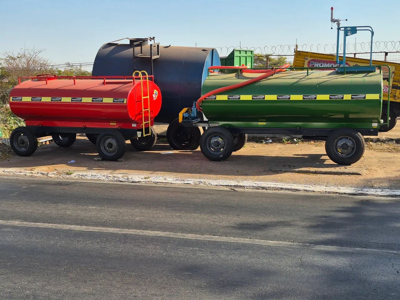 Carreta tanque de vários tamanhos com ou sem bomba * - Foto 2