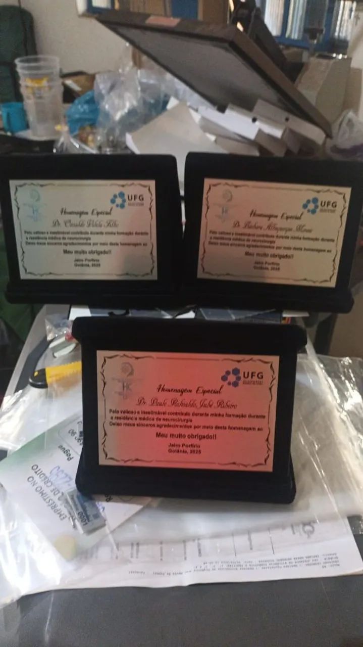 Placa homenagem  - Foto 4