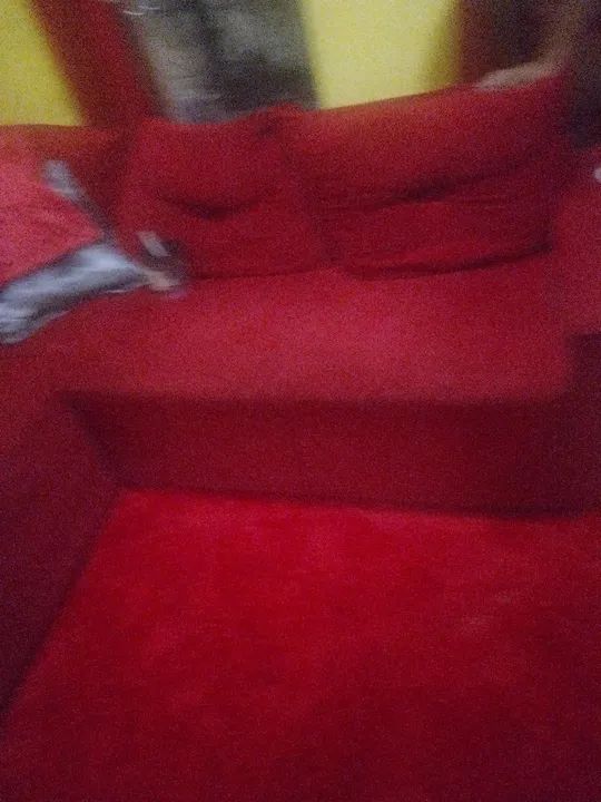 Sofá de Canto Vermelho - Foto 5