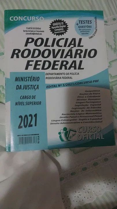 Apostila para concurso atual da PRF