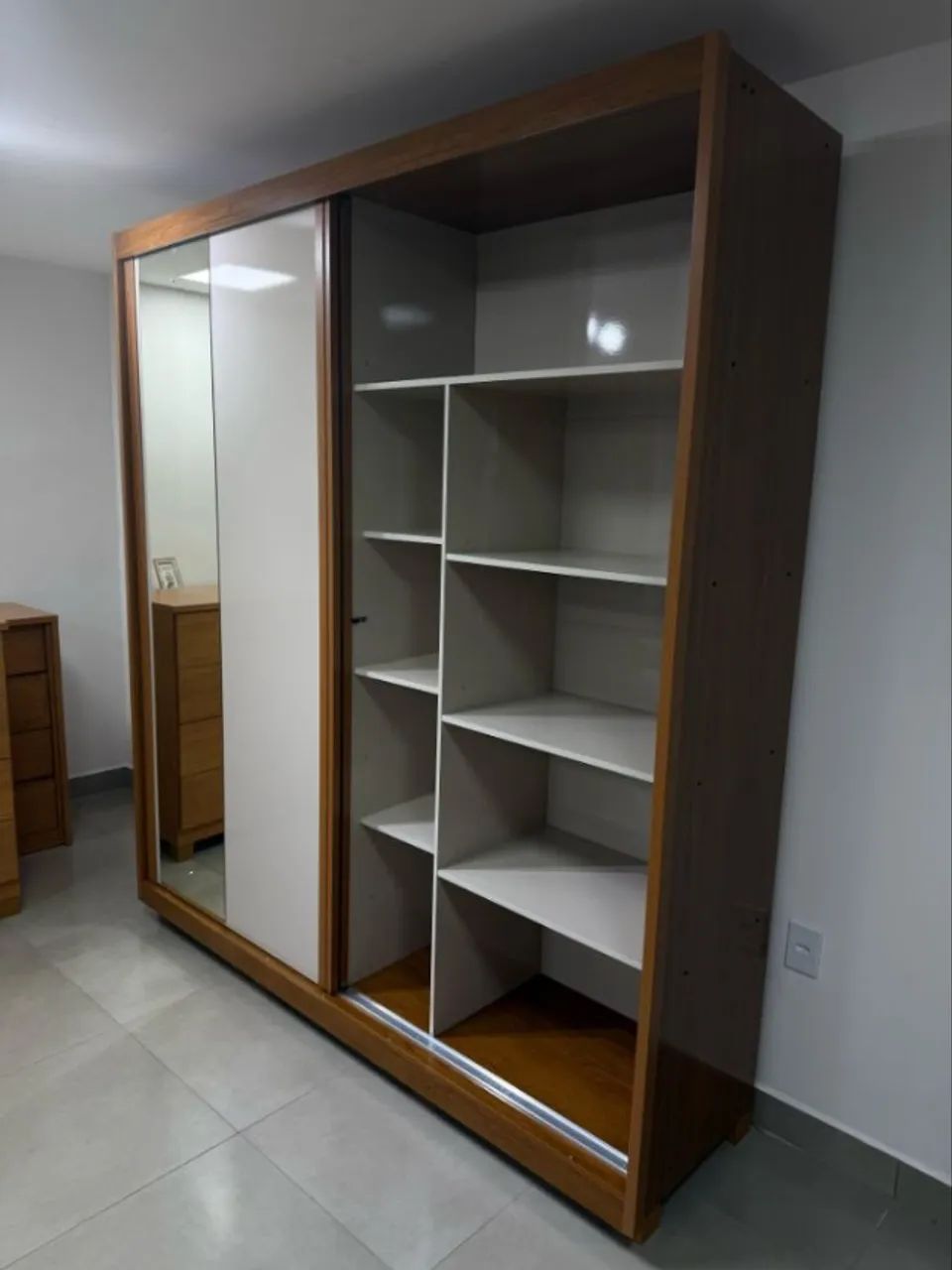 Guarda Roupa 100% MDF 2 Portas 3 Gavetas Novo entregamos - Foto 2