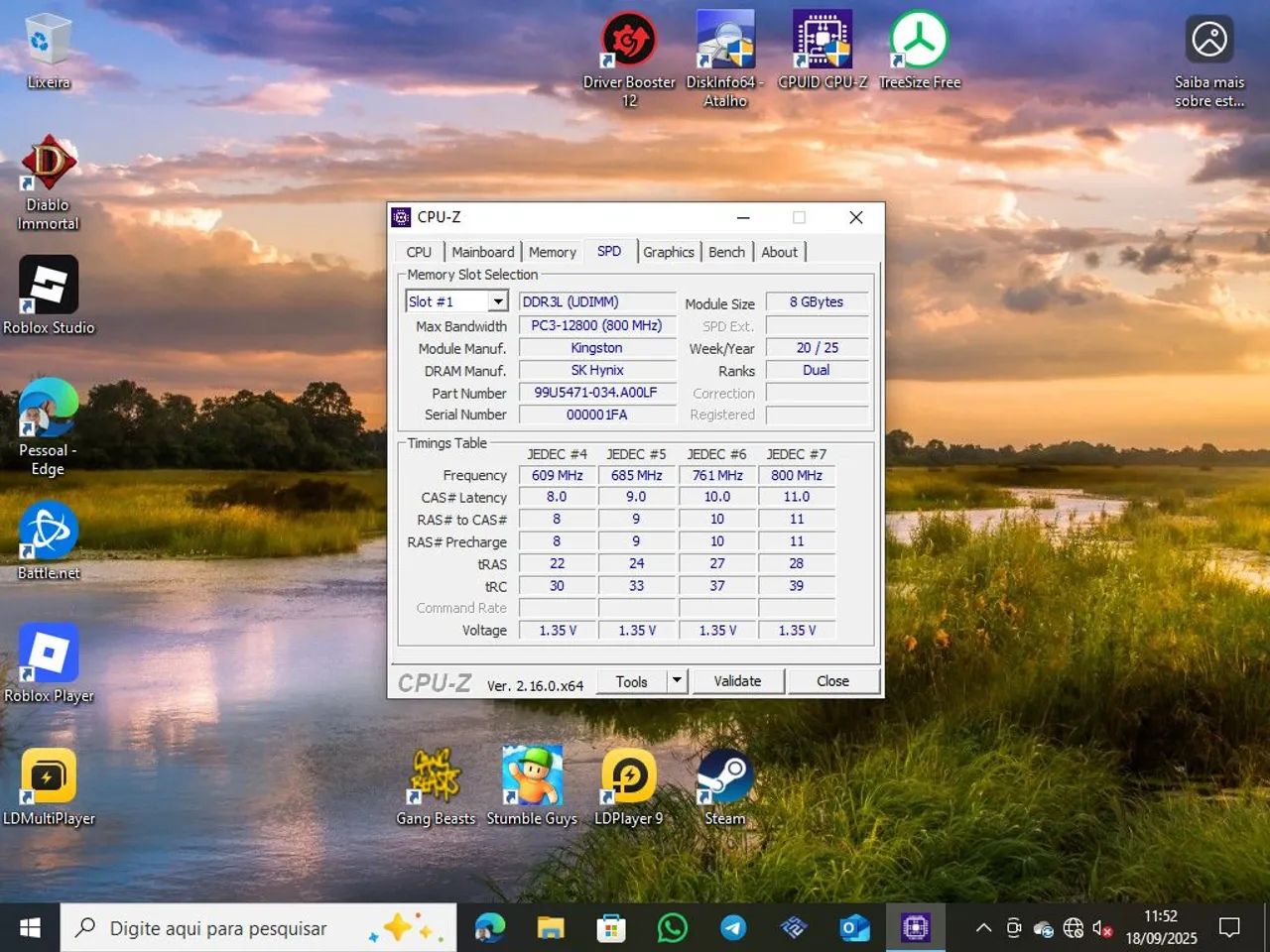 Memória RAM DDR3 16 GB - Foto 5