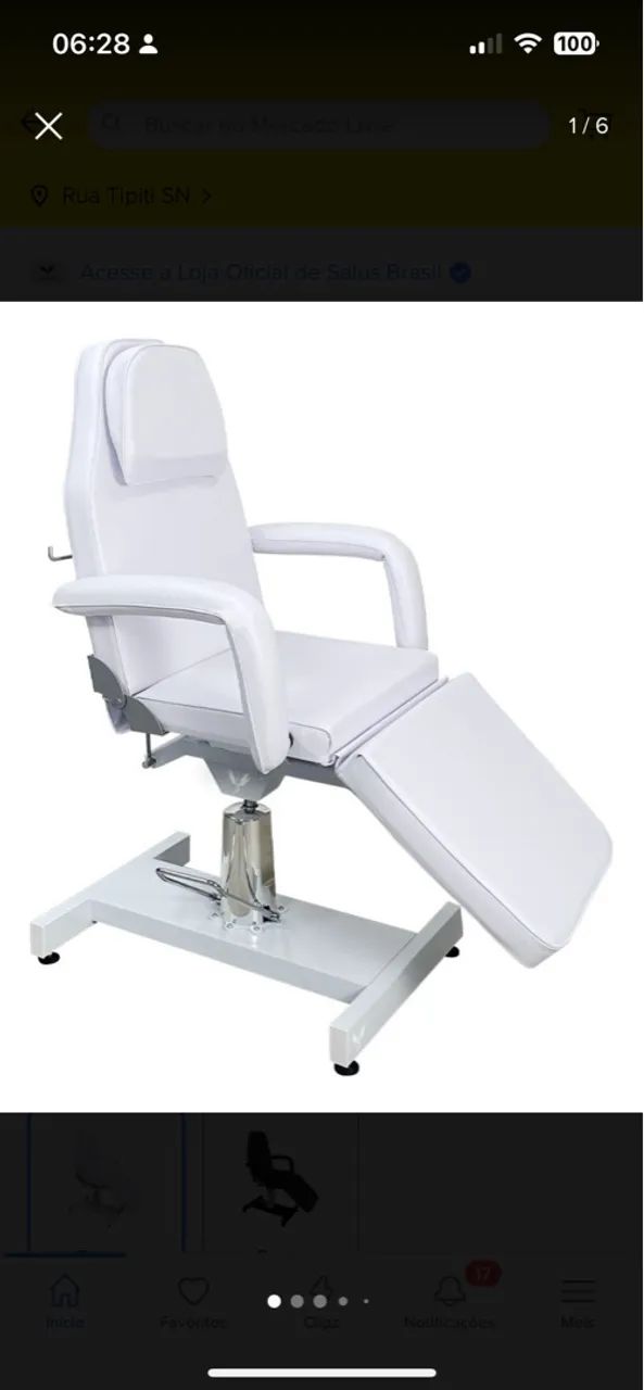 Poltrona maca de massagem profissional regulável - Foto 3