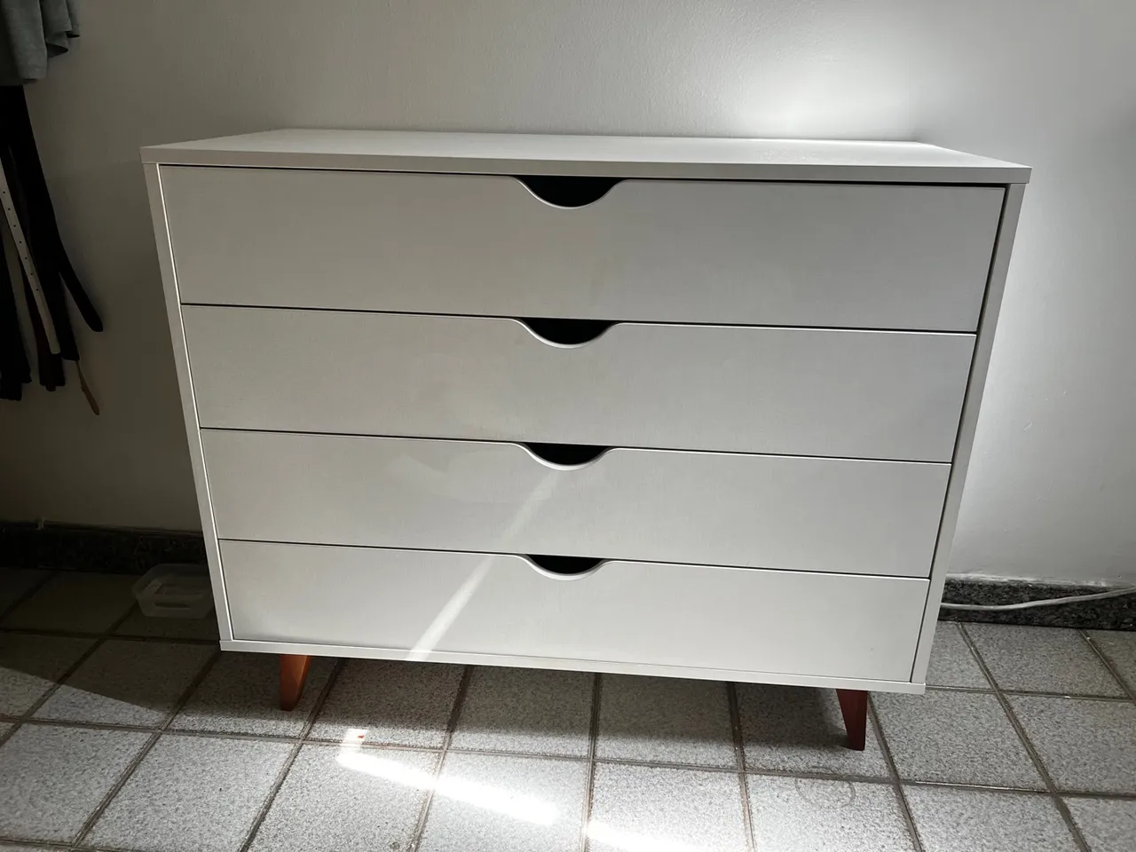 Cômoda 4 Gavetas Branca Tok Stok