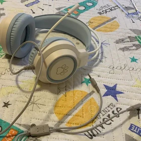 Headphones Gatinho com Cancelamento de Ruído por Fio - Foto 3