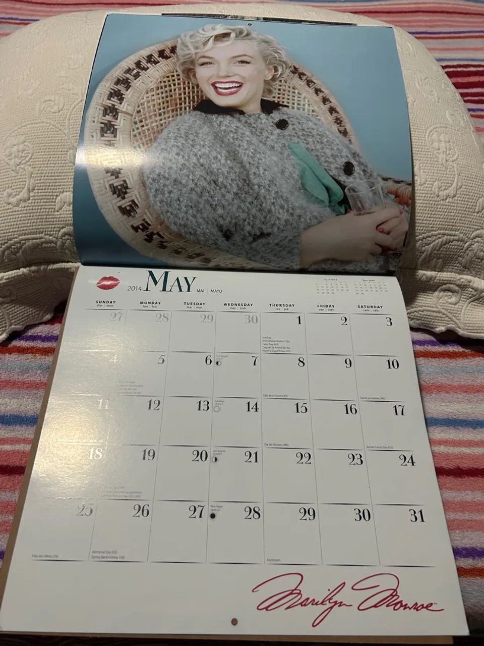 Calendário Luxo 2014 Marilyn Monroe - Foto 3