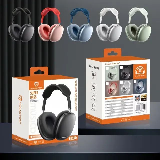 Fone de Ouvido Bluetooth5.3 Com Microfone Over-ear - Foto 2