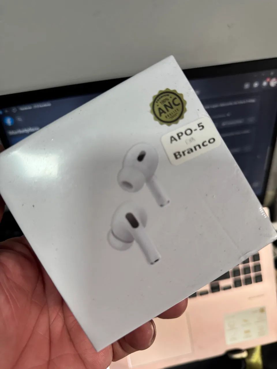 fone Bluetooth com pop up no seu dispositivo bateria de longa duração 