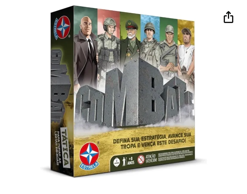 Jogo de Tabuleiro Combate - Estratégia e Diversão!