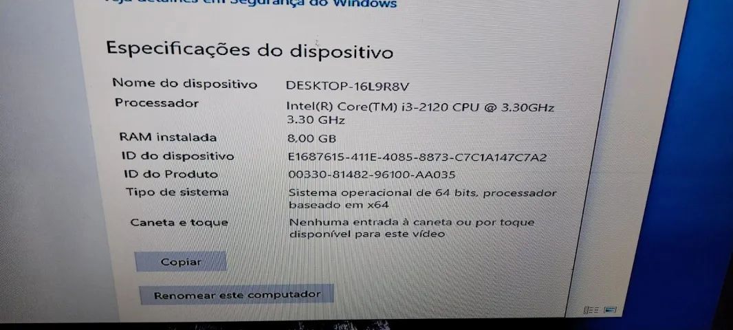 PC CPU Gabinete Quebex com processador i3 placa de Video AMD de 1 giga - Foto 5