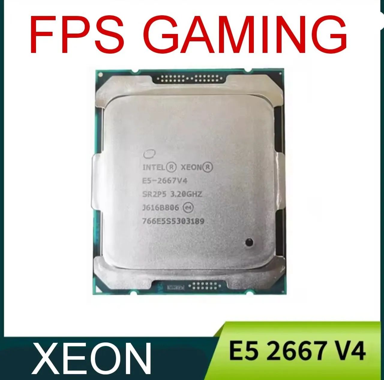 Processador Intel Xeon E5 2667 V4 3,2 GHz 8 núcleos e 16 threads<br>