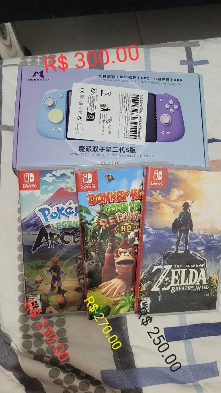 JOIN CON MOBAPAD + 3 Jogos Nintendo Switch