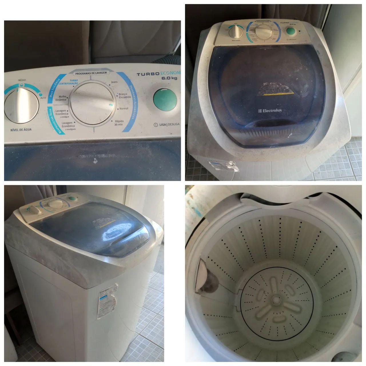 Máquina de Lavar Electrolux turbo de 6 kilos por!!!350 - Foto 5