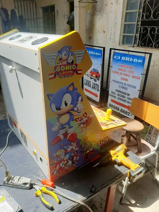 Fliperama Bartop Sonic Mania - Foto 5