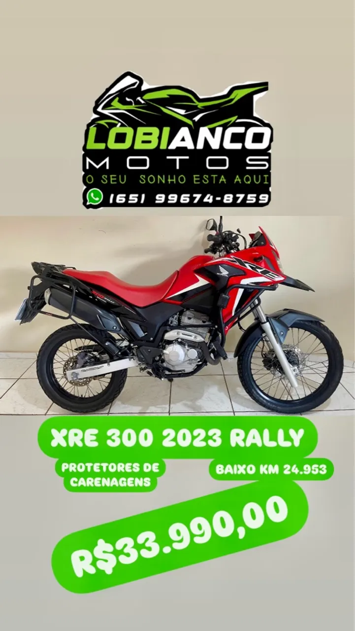 XRE 300 2023 RALLY FINANCIO