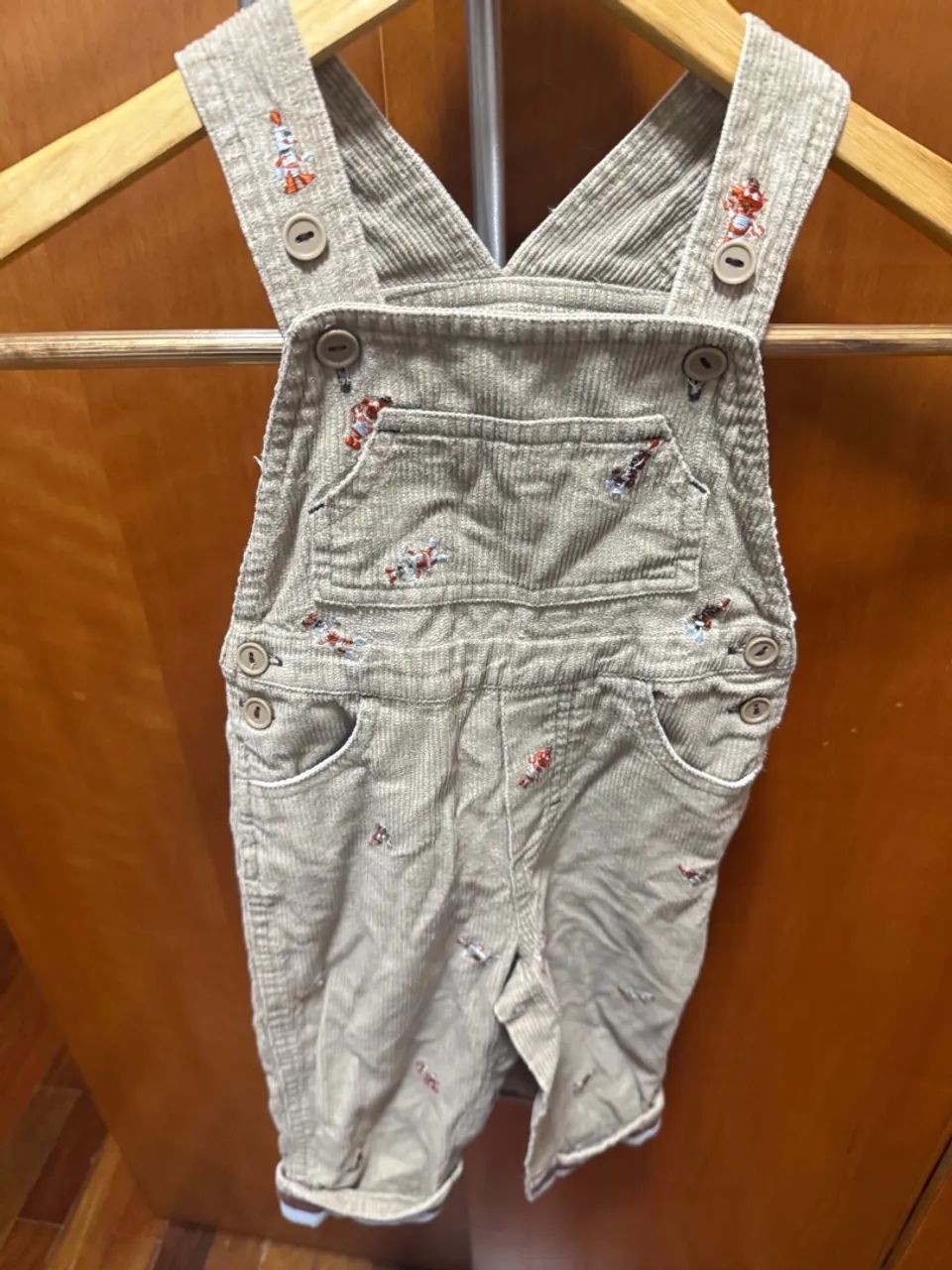 Calça de bebê de veludo cotelê 18 meses - Foto 3