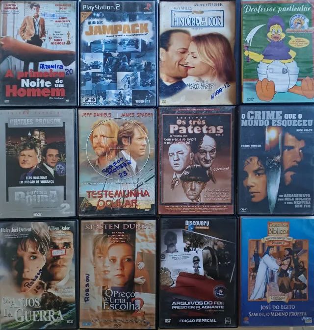 DVD's de filmes originais