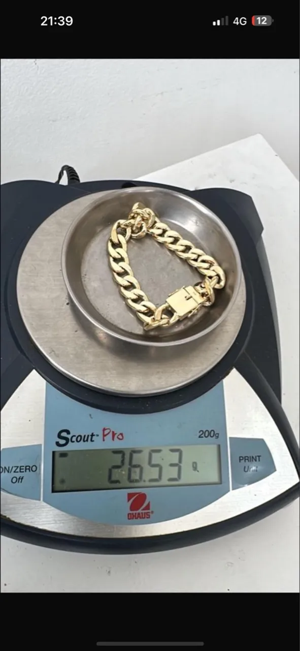 Pulseira de Ouro 18k - 26.53g