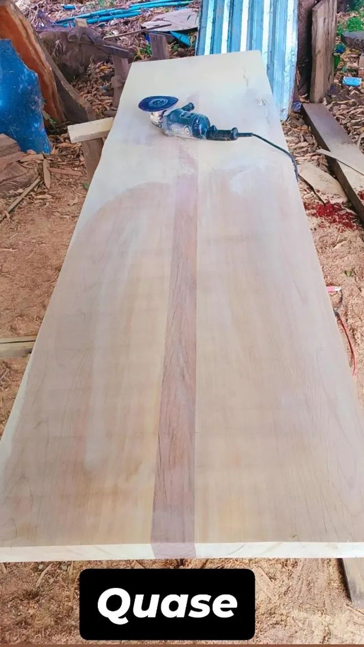 Mesa de madeira rústica - Foto 2