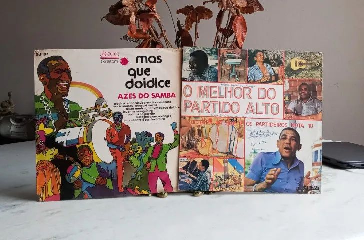 2 LP Vinil Samba / O Melhor do Partido Alto e Azes do Samba / Mas Que Doidice