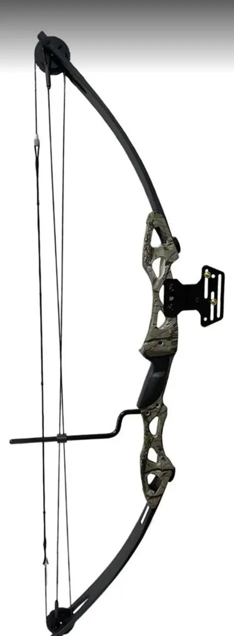 Arco composto man kung destro camuflado 55 libras 