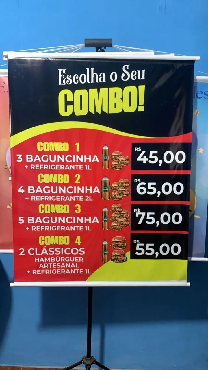 Banner | Personalizado | Impresso | Lona de Alta Qualidade | Tamanho 80x100cm