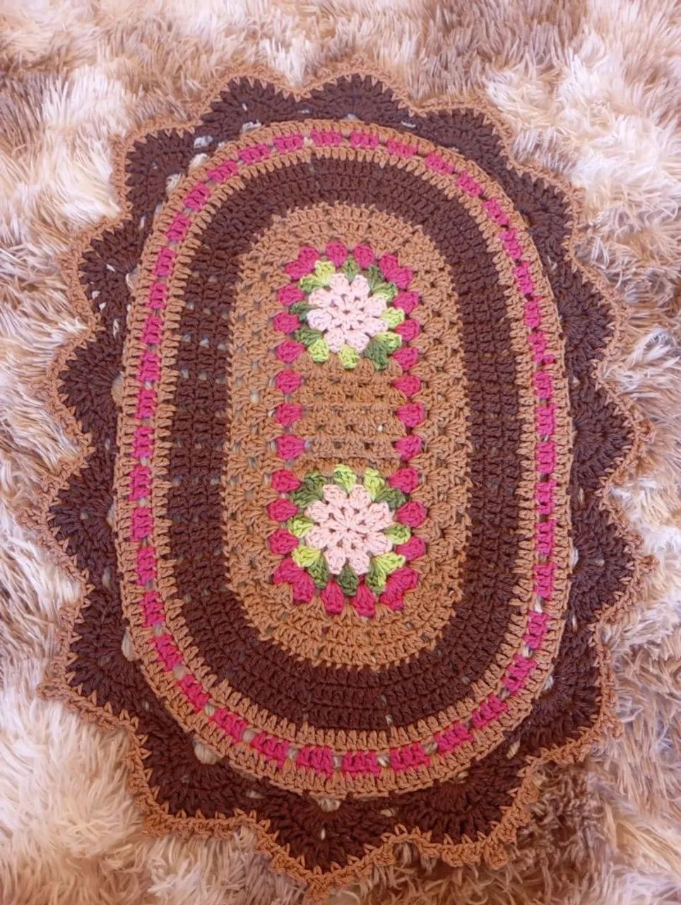 Tapetes de crochê 