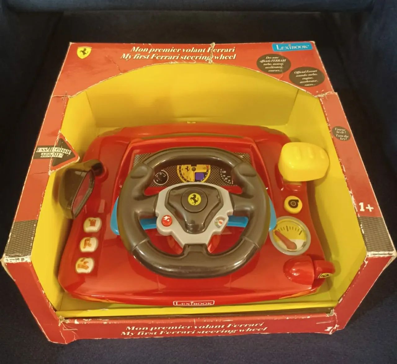 Volante Ferrari para crianças - Brinquedo educativo