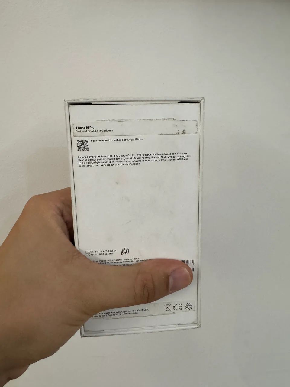 Caixa iPhone 16 Pro 128GB Natural  - Foto 5