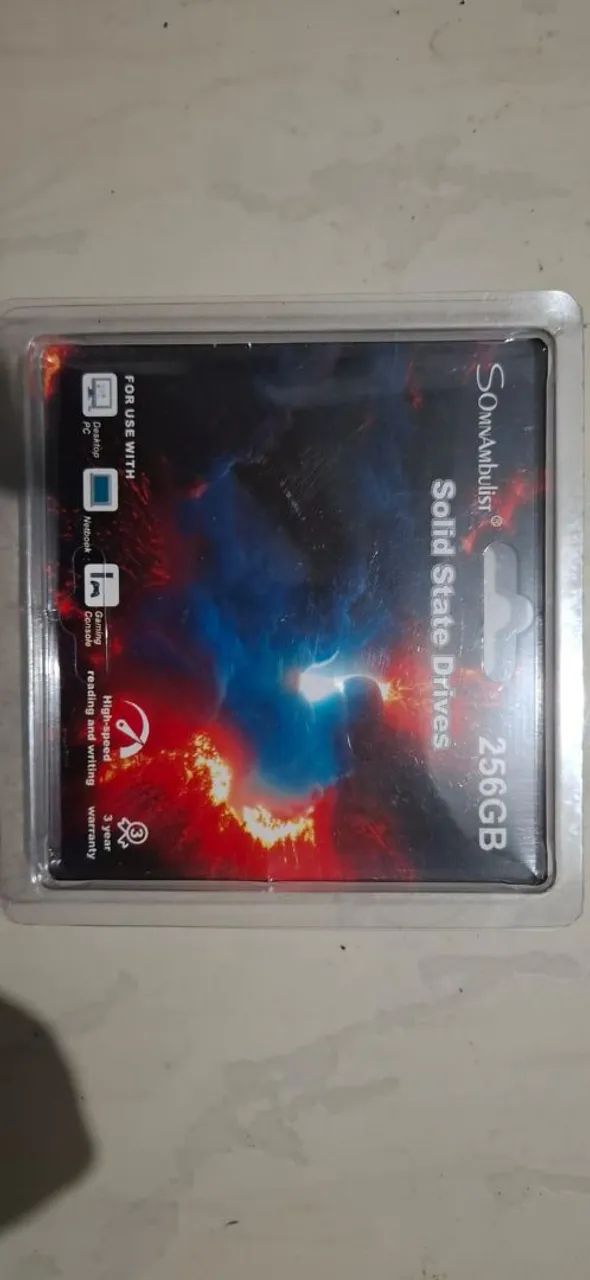 SSD 256GB NOVO LACRADO 150$ ACEITO CARTÃO  - Foto 2