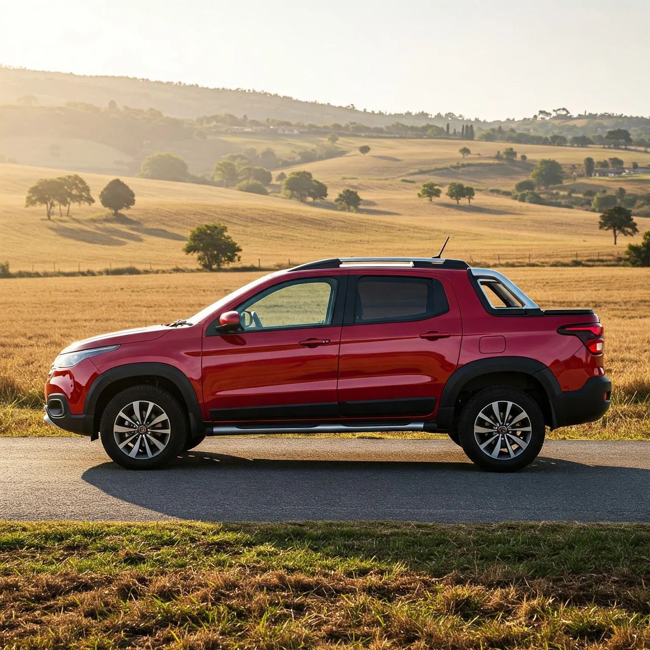 FIAT STRADA, 4X4 VERMELHO, NÃO ACEITO TROCA, E FAÇO POR GARANTIA DE 2.500 DO PREÇO A VISTA - Foto 2