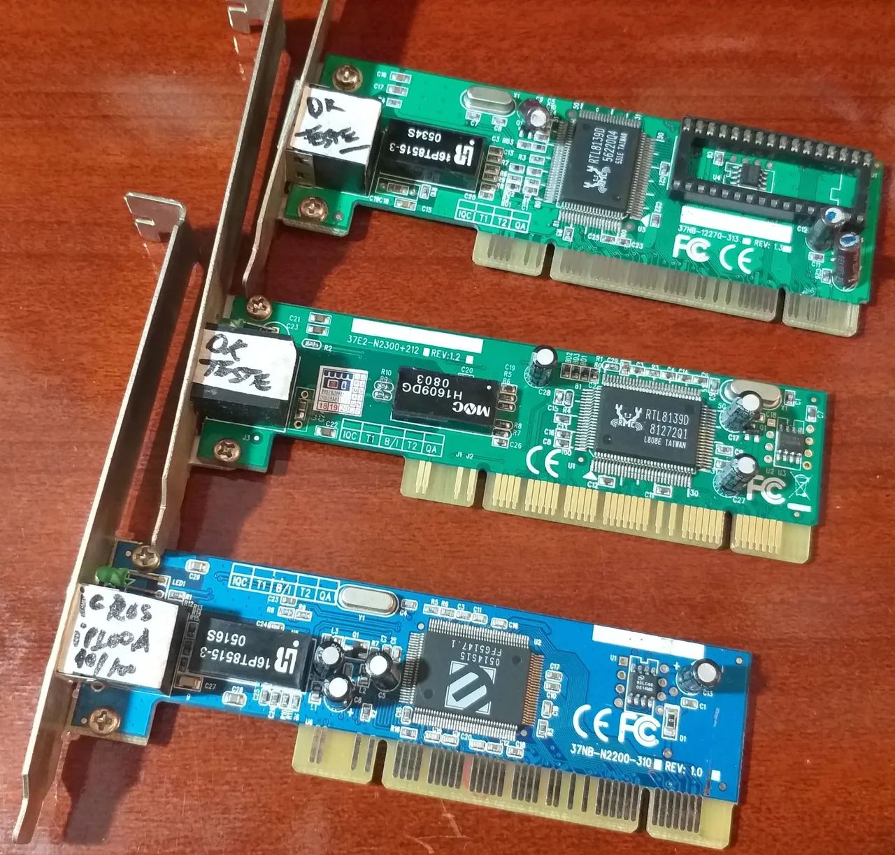 Placa De Rede Lan 10 100MB Pci Encore EN832-Tx Rent iCNT Chip Realtek Testada Sem Defeito