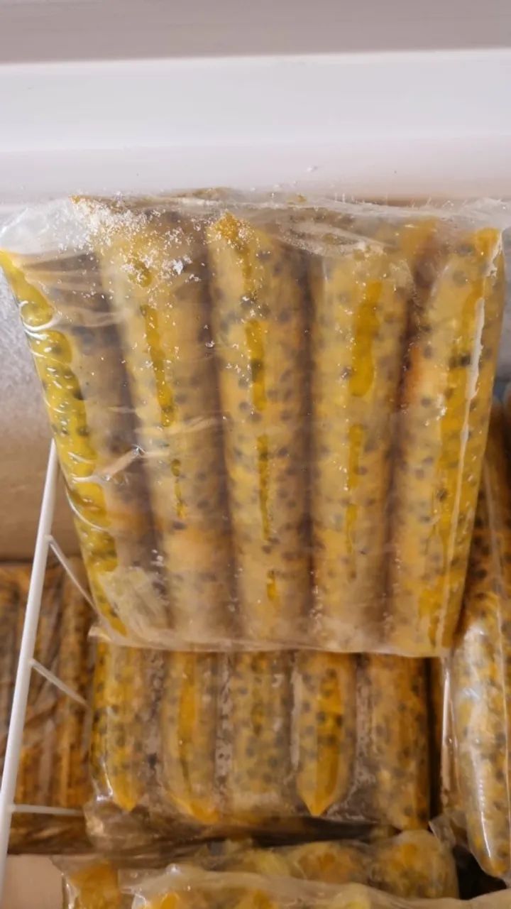 Maracujá congelado, fruta pura, Melhor polpa de frutas do mundo 