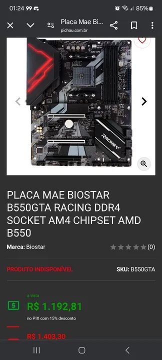 PC Gamer RGB com Gabinete Vidro Temperado - Foto 6