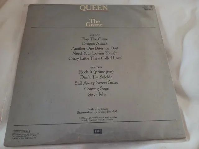 Lp Disco de vinil Queen - The Game - Foto 2