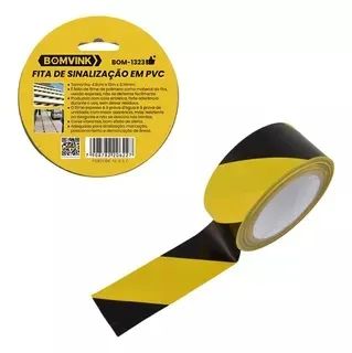 fita de sinalizacao em pvc bom-1323 4.8cm x 15m x 0.14mm98mm - Foto 2