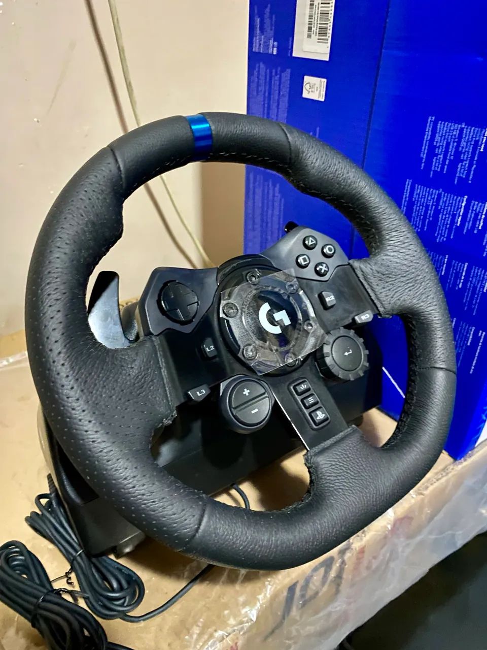 Logitech G923 PS5/PS4/PC + câmbio, conservado!64297910946818123