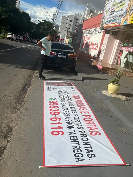 Faixas lona vende se aluga se - Foto 2