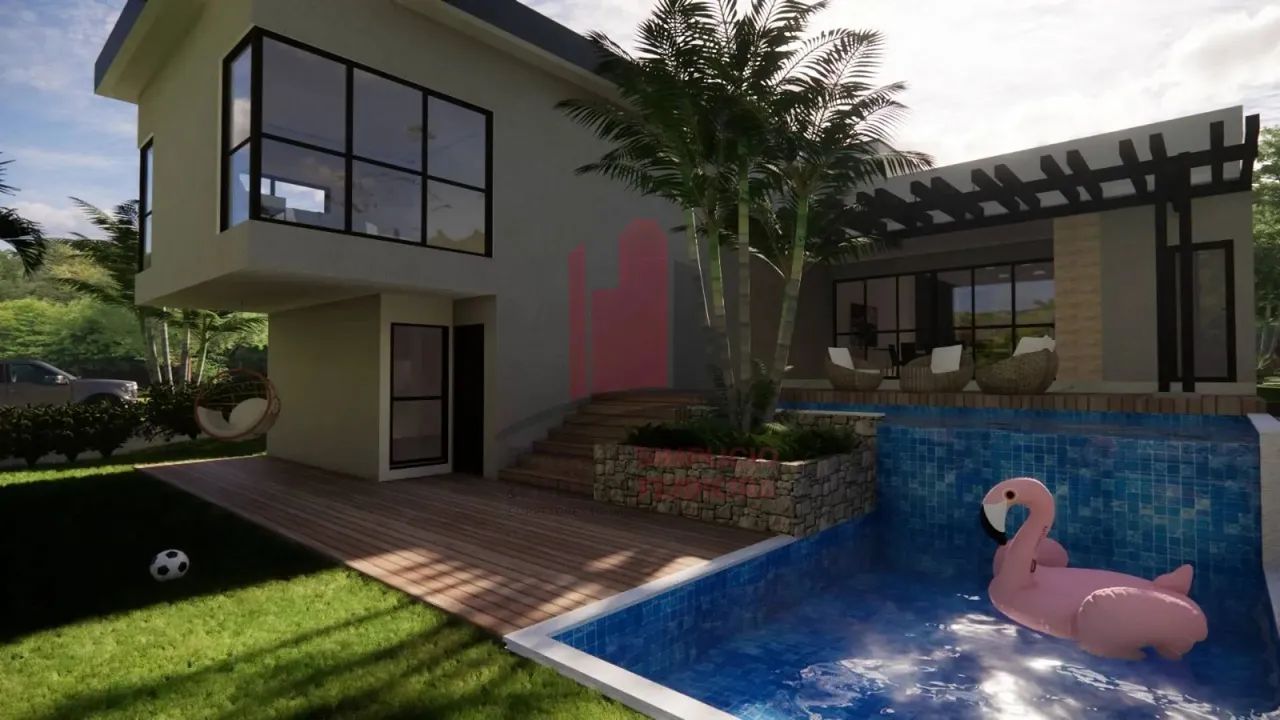 Casa em Construção no Alphaville com 4 Suítes Piscina e Espaço Gourmet - Foto 4