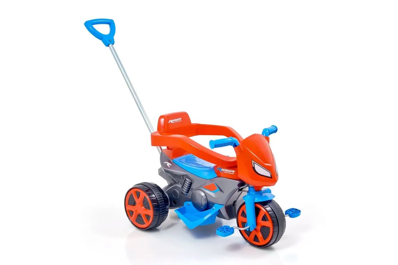 Moto andador Rider - Vermelha com azul