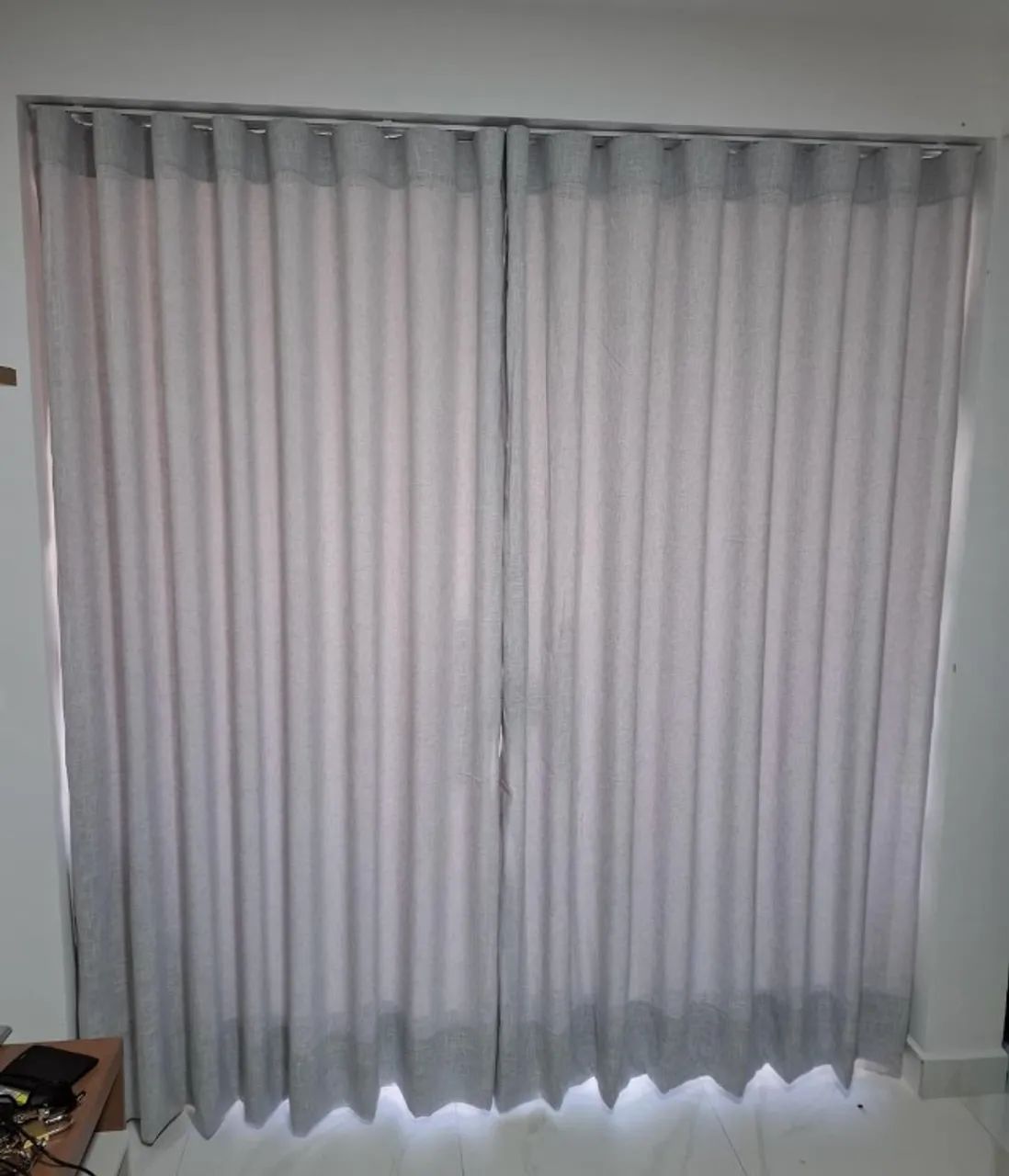 Cortina de linho Premium Gross na Cor Cinza Completa ate 10x no Cartão - Foto 5