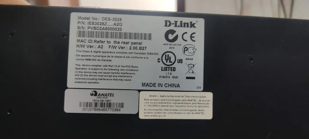 O D-Link DES-3028 switch - Foto 3