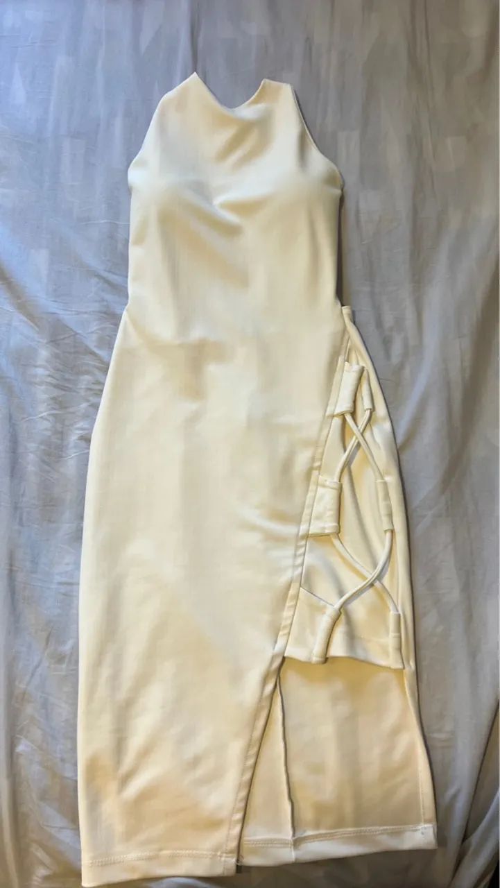Vestido modelador branco P - Foto 4