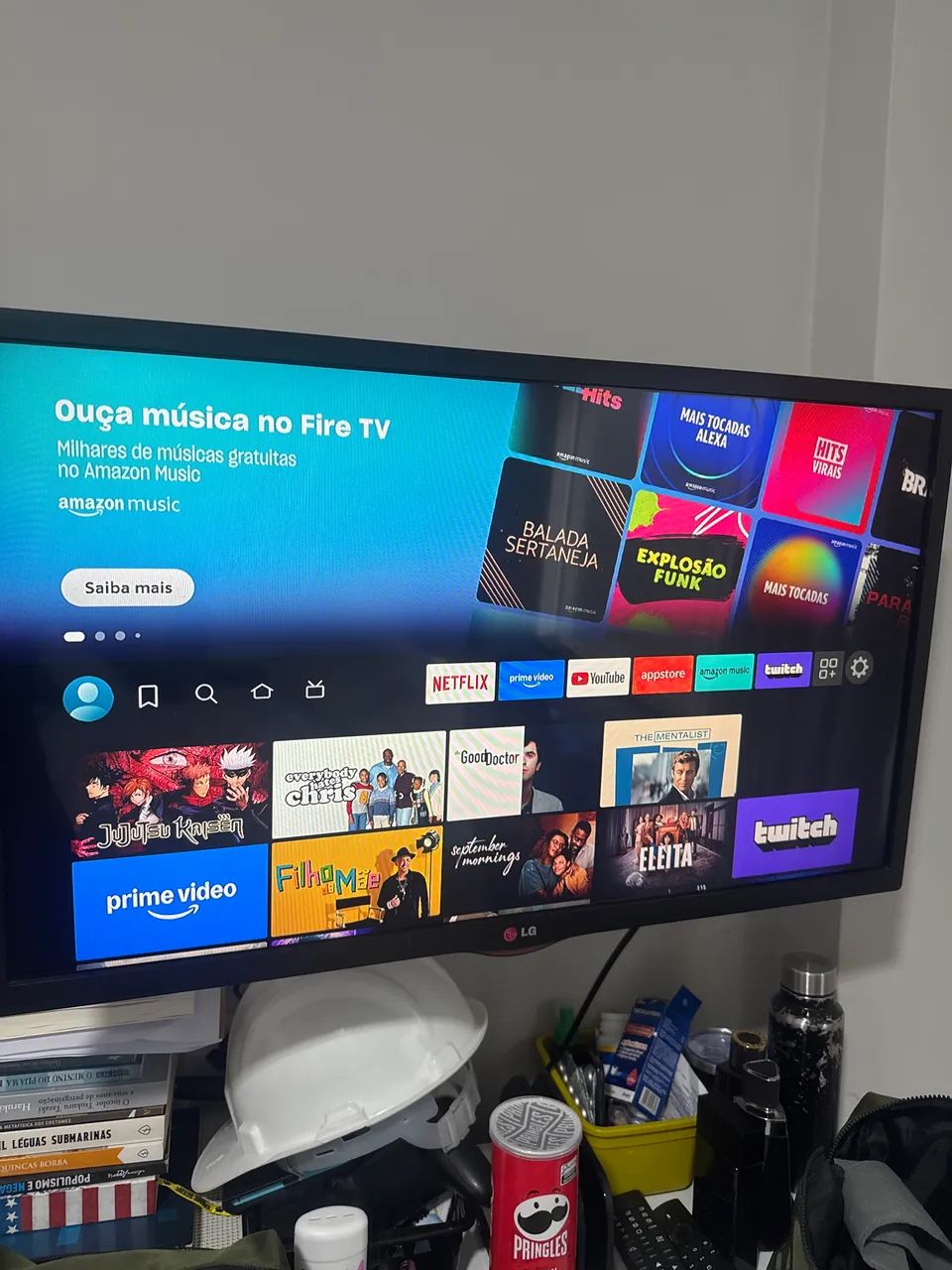 Televisão LG em perfeitas condições acompanha fire Stick da Amazon - Foto 5