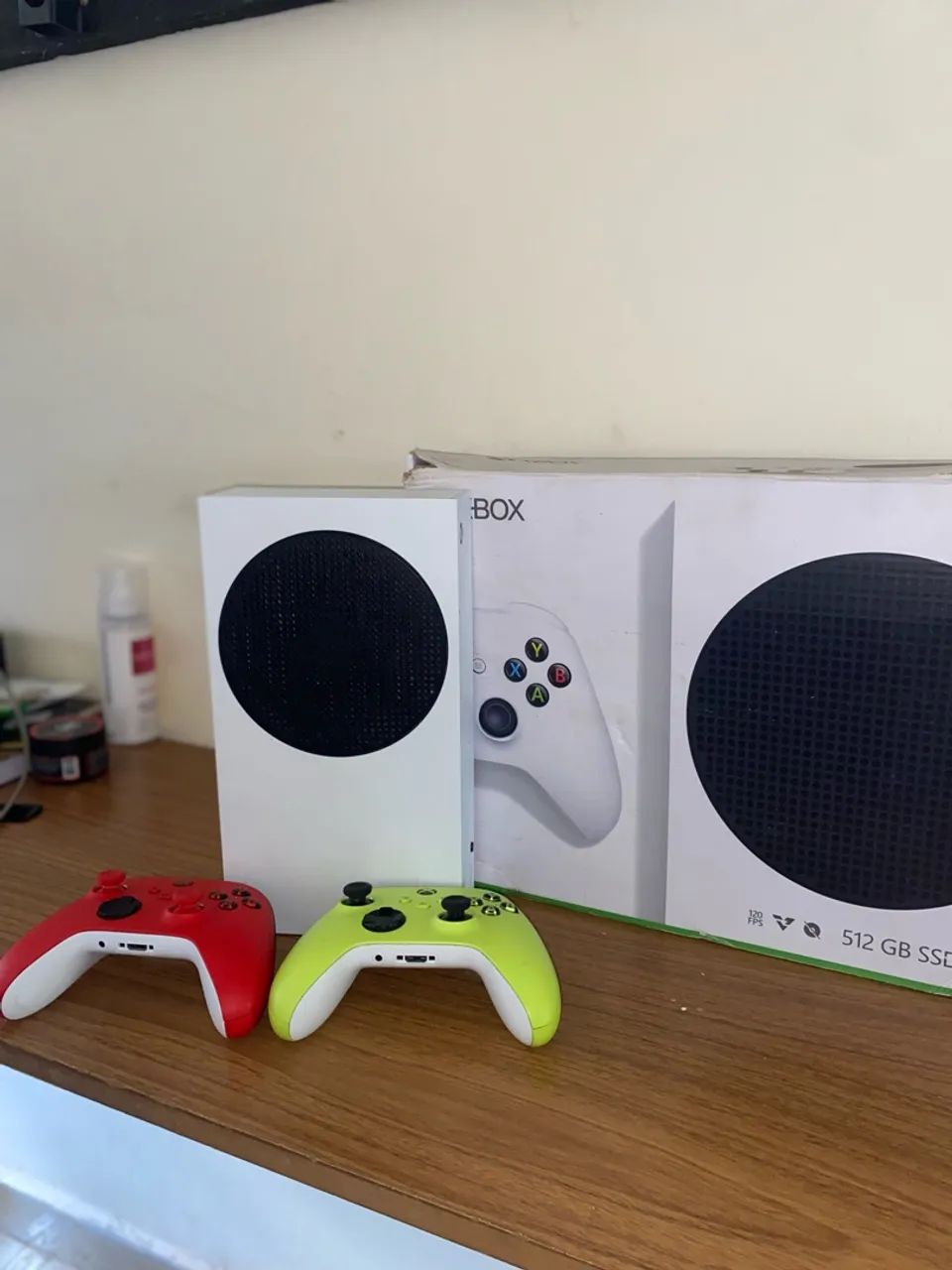 *TROCO EM IPHONE* XBOX SERIES S COM 2 CONTROLES