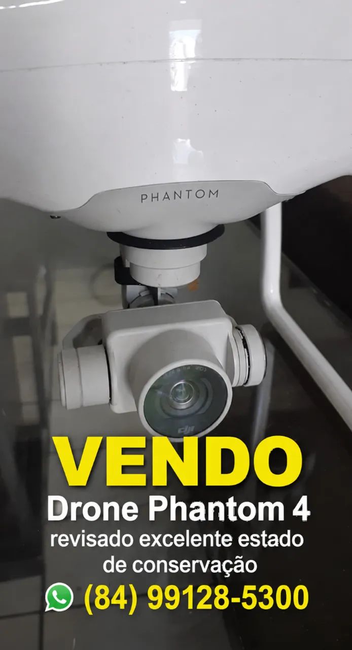 Drone Dji Phantom 4 Branco - Natal/RN